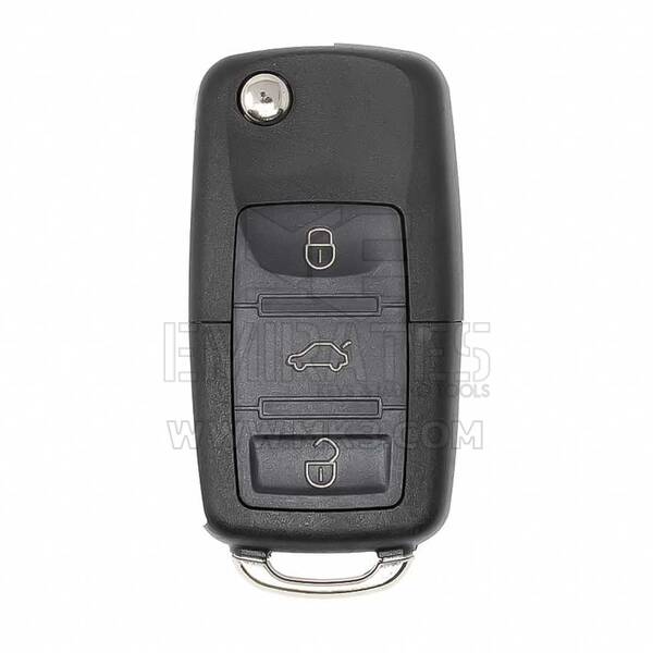 Xhorse VVDI Key Tool VVDI2 Wire Flip Remote Key 3 botões VW estilo XKB520EN