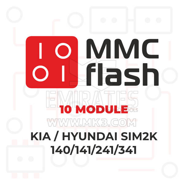 MMCFlash - 10 Module, Kia / Hyundai SIM2K 140/141/241/341