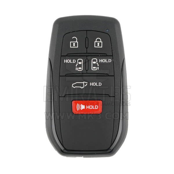 Toyota Sienna 2021 смарт-ключ с дистанционным управлением 5+1 кнопки 312,11/314,35 МГц 8990H-08010 / 8990H-08011 / 8990H-08012