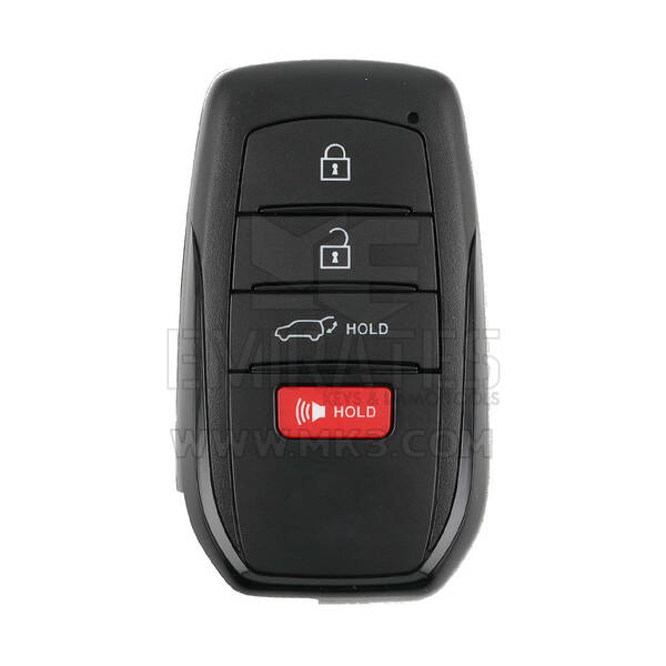 Toyota Highlander 2024 смарт-ключ с дистанционным управлением 3+1 кнопки 314,35/ 312,11 МГц 8990H-0E330 / 8990H-0E600 / 8990H-0C020 / 8990H-0C021