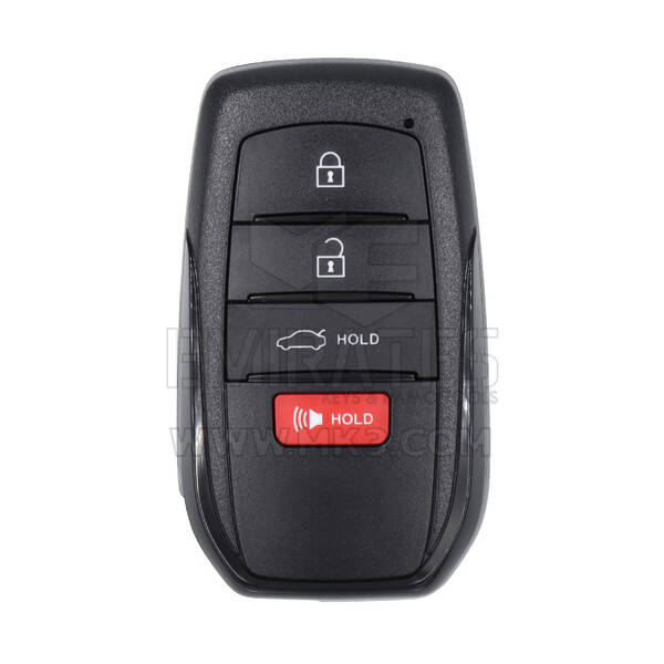 Llave remota inteligente Toyota Crown 2023 3+1 botones 312,11/314,35 MHz 8990H-30190 / 8990H-30191