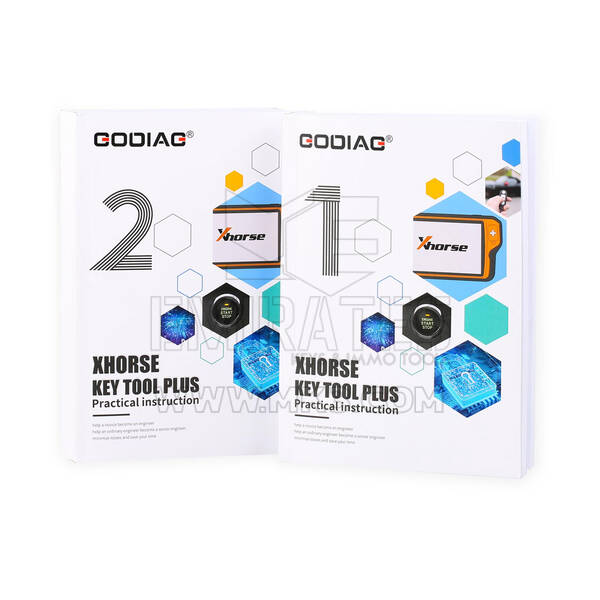 GODIAG Key Tool Plus Practical Instruction 1&2 Two Books for Locksmith and Vehicle Maintenance Engineer