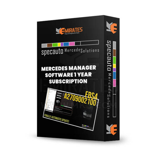 Abbonamento di 1 anno al software Spec-Auto Mercedes Manager