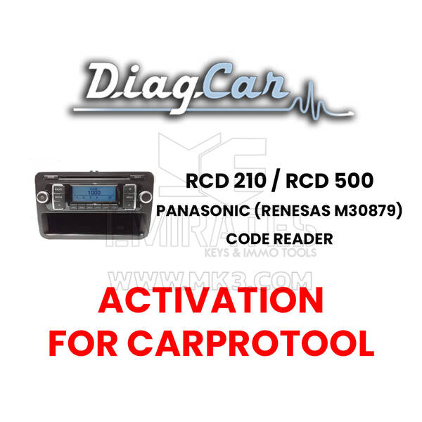 DiagCar RCD 210 / RCD 500 Panasonic (Renesas M30879) Code Reader