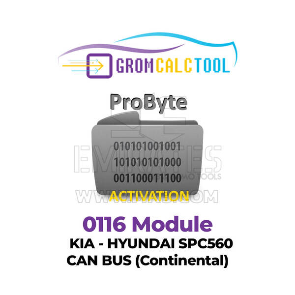 GromCalcTool 0116 Модуль Kia - Hyundai SPC560 CAN BUS (Continental)