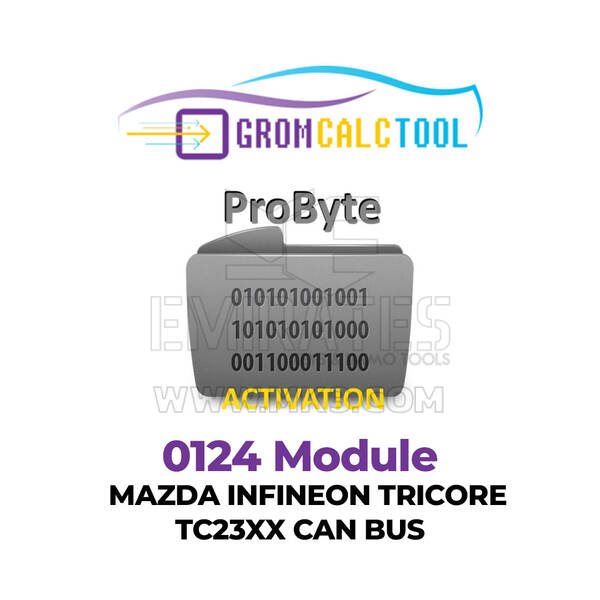 GromCalcTool 0124 Modulo Mazda INFINEON TRICORE TC23XX CAN BUS