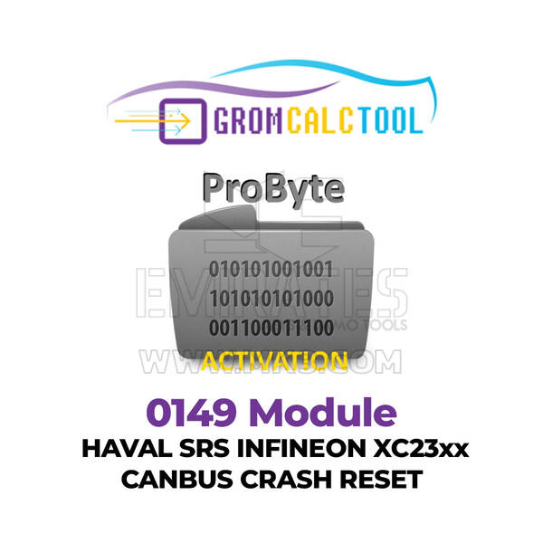 GromCalcTool 0149 Module Haval SRS Infineon XC23XX Canbus Crash Reset