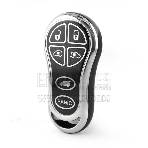 Nano High Quality Cover For Chrysler Remote Key 6 Button Black Color Silver Frame CRSL-C11Y
