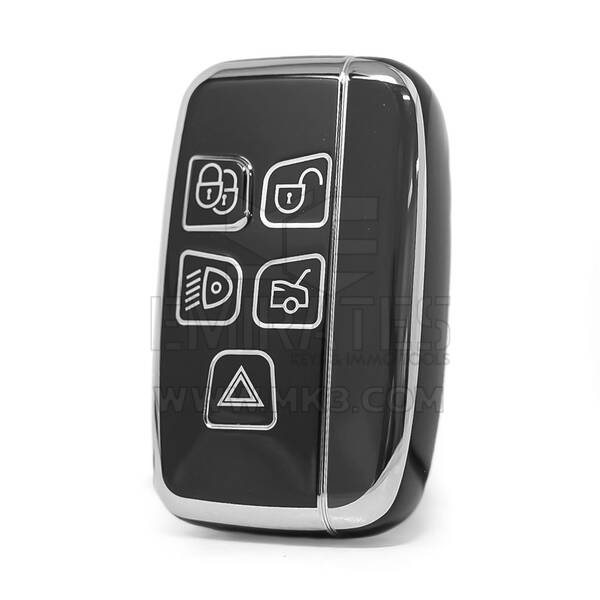 Nano High Quality Cover For Land Rover Remote Key 5 Button Black Color Silver Frame LR-A11Y