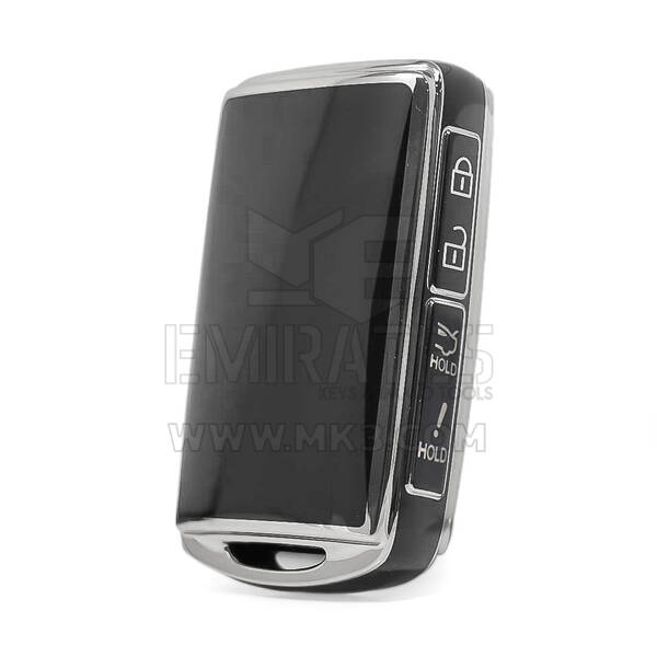 Nano High Quality Cover For Mazda Remote Key 4 Button Black Color Silver Frame MZD-B11Y4