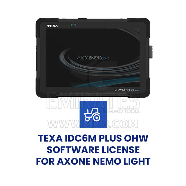 Licença de software TEXA IDC6m PLUS OHW para AXONE NEMO LIGHT (P250C000000000)