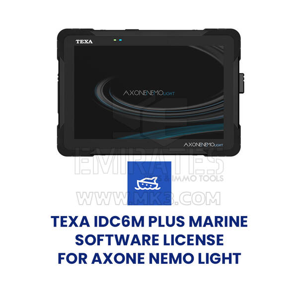 Licença de software TEXA IDC6m PLUS MARINE para AXONE NEMO LIGHT (P2509000000000)