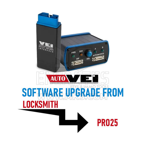 Mise à niveau du logiciel AutoVei de LOCKSMITH vers PRO25