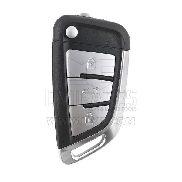 Keydiy KD Универсальный выкидной дистанционный ключ 3 кнопки (металлические кнопки) Тип NB29