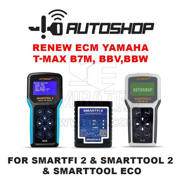 Renovação da ECM da Autoshop para Yamaha T-max B7M, BBV, BBW para Smarttool Eco, Smartfi 2 e Smarttool 2
