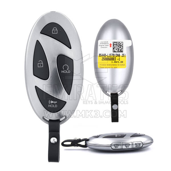 Llave remota inteligente original Hyundai Sonata 2025 de 6+1 botones, 433 MHz, 95440-L1570