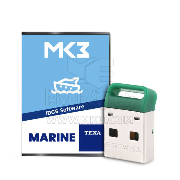 TEXA IDC6 BASIC MARINE Software license (INC HASP KEY) For PC (P2109000000000)