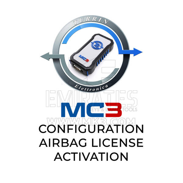Turrin Elettronica MC3 Configuration AIRBAG license Activation