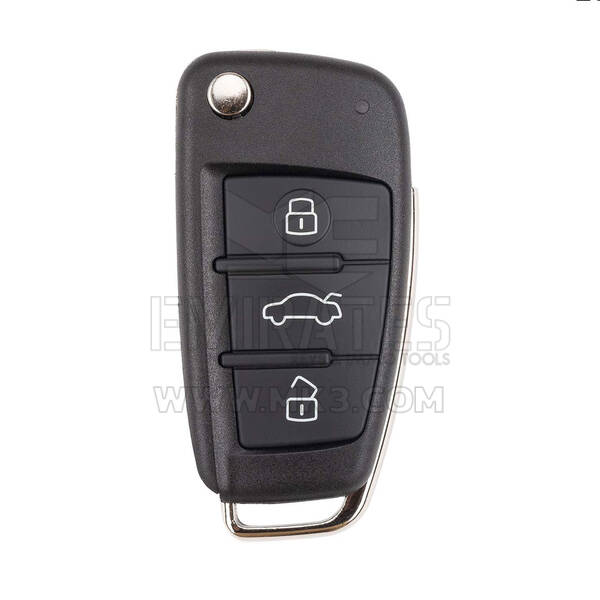 Xhorse VVDI Key Tool VVDI2 Wire Flip Remote Key 3 pulsanti Audi tipo XKA620EN