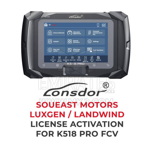 Lonsdor - SOUEAST MOTORS / LUXGEN / LANDWIND License activation For K518 Pro FCV