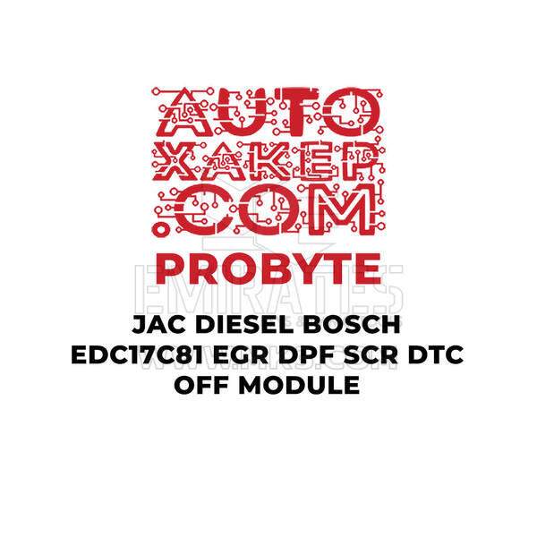 Module de désactivation du DTC EGR DPF SCR ProByte JAC Diesel Bosch EDC17C81