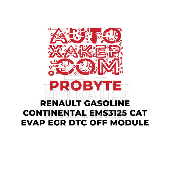Módulo de desactivación de DTC de EGR y EVAP para Renault Gasolina Continental EMS3125 de ProByte
