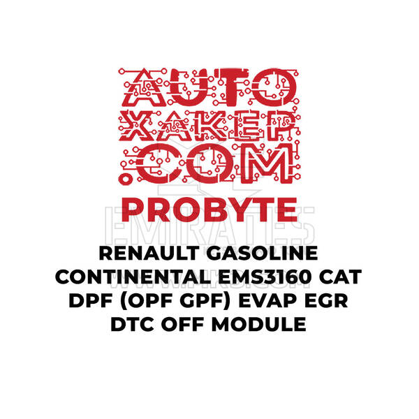 ProByte Renault Gasoline Continental EMS3160 CAT DPF (OPF GPF) EVAP EGR DTC OFF Module