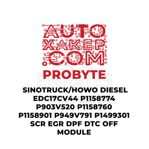 Module de désactivation du code défaut (DTC) pour SINOTRUCK / HOWO Diesel EDC17CV44 P1158774 P903V520 P1158760 P1158901 P949V791 P1499301