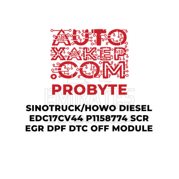 Module de désactivation du code défaut (DTC) pour SINOTRUCK/HOWO Diesel EDC17CV44 P1158774 SCR EGR DPF