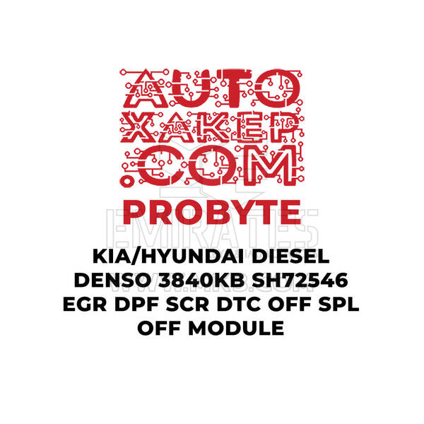Módulo ProByte KIA/Hyundai Diesel Denso 3840KB Sh72546 EGR DPF SCR DTC OFF SPL OFF