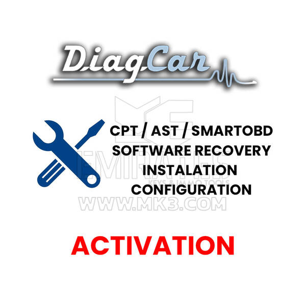 Diagcar CPT / AST / Smart OBD Software Recovery / installation / Configuration