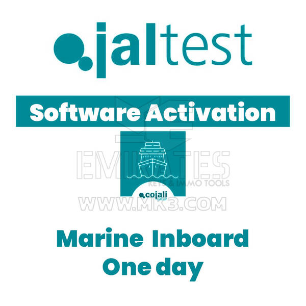Jaltest Marine Inboard - 74602008 Attivazione della licenza d'uso - Un giorno