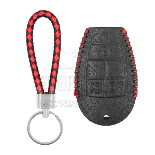 Custodia in pelle per chiave remota Jeep Smart 4+1 pulsanti JP-Q