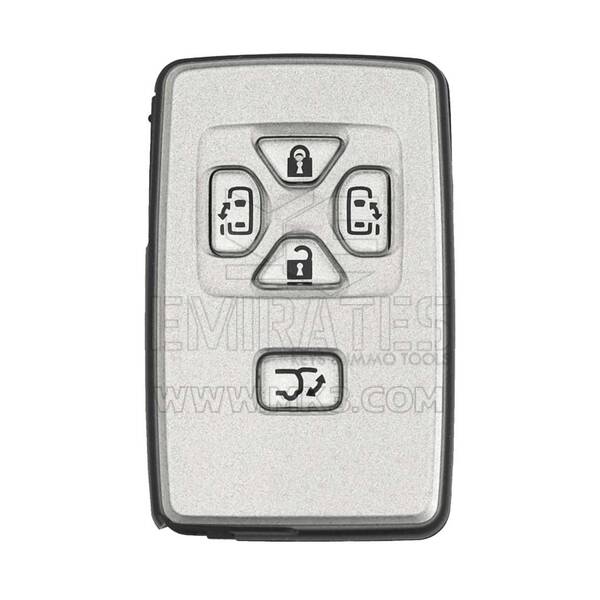 Toyota Smart Remote Key 5 Buttons Slider Door 312MHz Silver Cover PCB 271451-6221