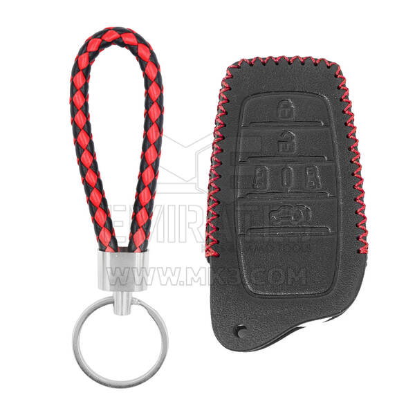 Funda de cuero para Toyota Previa Tarago Sienna Smart Remote Key 5 botones