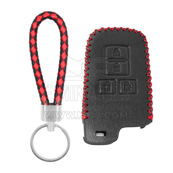 Funda de cuero para llave remota Toyota Voxy Noah Sienta 4 botones