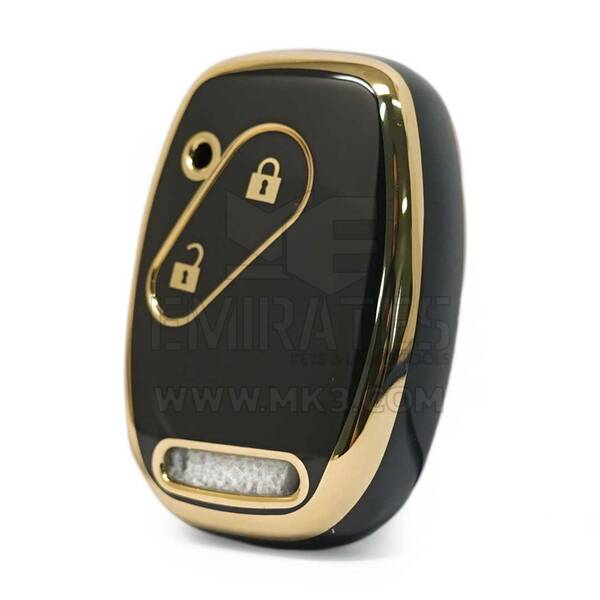 Funda Nano de alta calidad para llave remota Honda 2 botones Color negro J11J