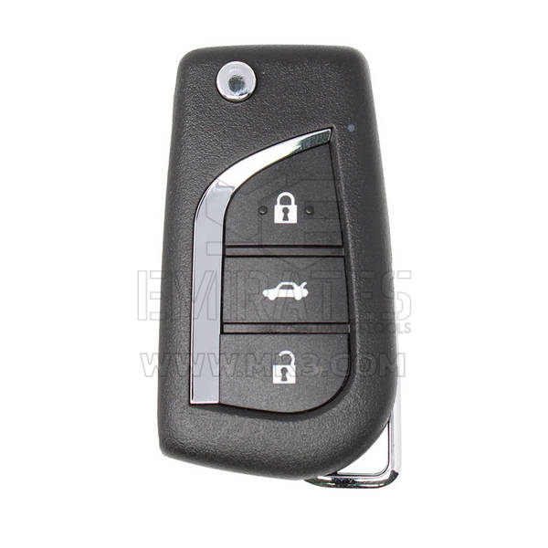 XHORSE VVDI Key Tool VVDI2 Universal Wire Remote Key 3 Buttons Toyota Style XKTO00EN