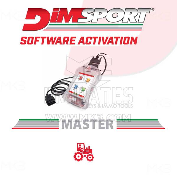 Dimsport - NEW GENIUS MASTER - TRACTOR.& AGRICULTURAL VEHICLE(AV3260001) Activation