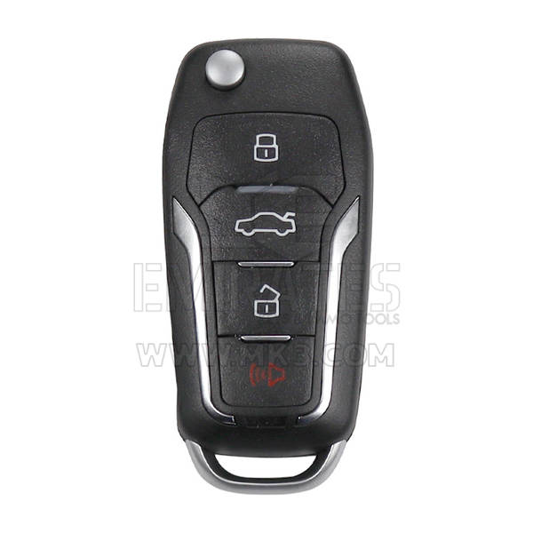 Xhorse VVDI Key Tool VVDI2 Flip Remote Key 3 + 1 Botões Ford Style XEFO01EN