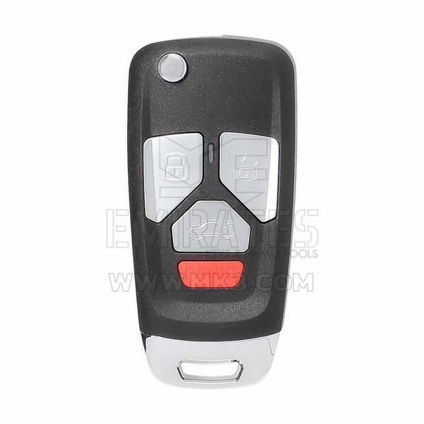 Xhorse VVDI VVDI2 Wireless Flip Remote Key 3+1 Button Audi Style XNAU02EN