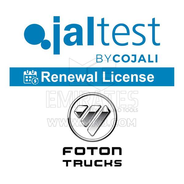 Jaltest - Renovação de Marcas Selecionadas de Caminhões. Licença de Uso 29051117 Foton