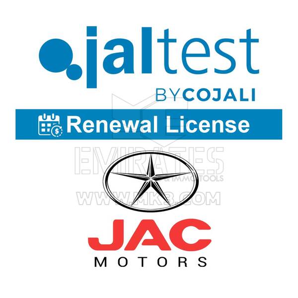 Jaltest - Renovação de Marcas Selecionadas de Caminhões. Licença de Uso 29051163 JAC