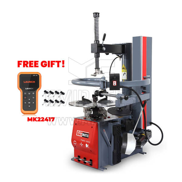 GATmatic TWC602 Macchina per cambio gomme semiautomatica con omaggio (Launch CRT511)