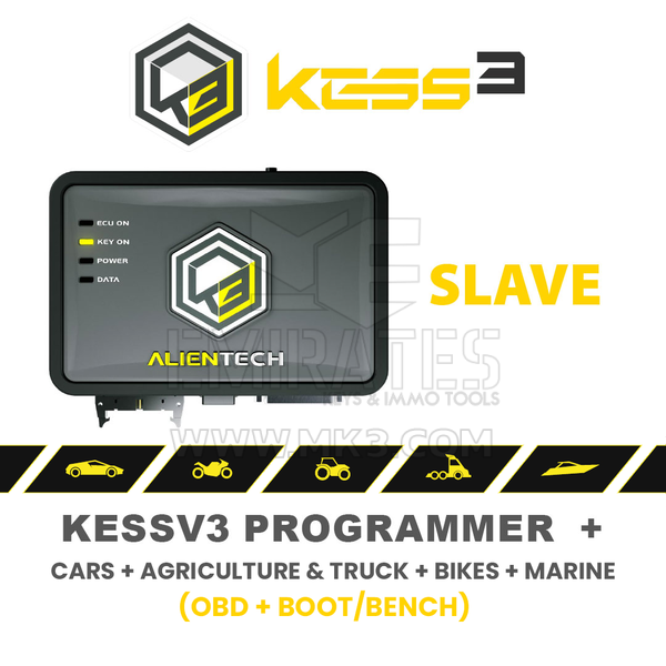 Alientech KESS3 Slave Full CARS + AGRICULTURE & TRUCK + BIKES + MARINE ( OBD-Bench-Boot )