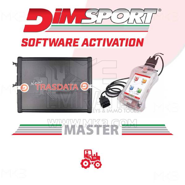 Dimsport - AV-ALL001A-PR - NEW GENIUS & NEW TRASDATA MASTER TRACTOR.& AGRICULTURAL VEHICLE Activation