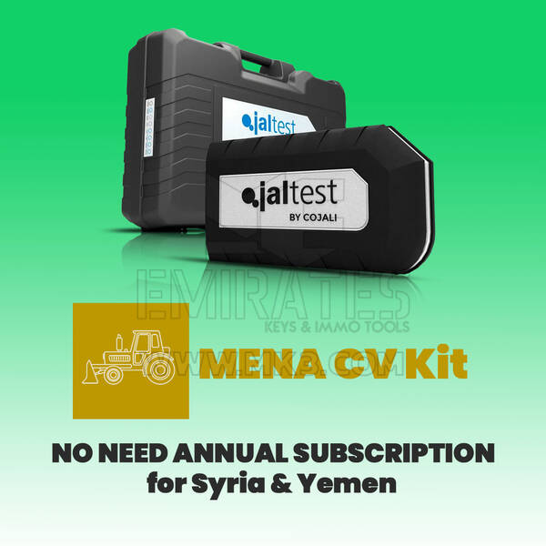 Kit de diagnóstico JALTEST MENA OHW para veículos off-highway e construção