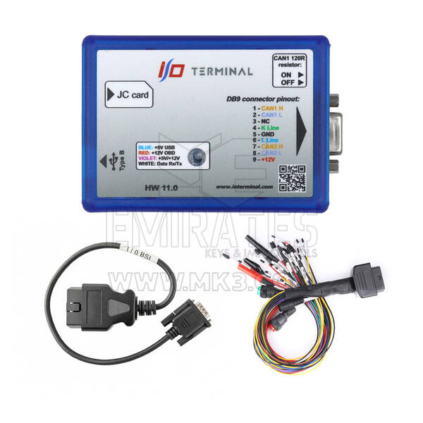 IO Terminal – ( OBD Cable & GODIAG OBD2 Jumper Adapter )