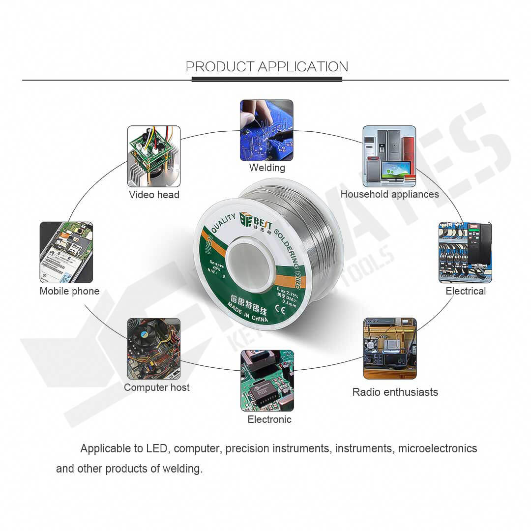 Aplicável a LED, computador, instrumentos de precisão, instrumentos, microeletrônica e outros produtos de soldagem