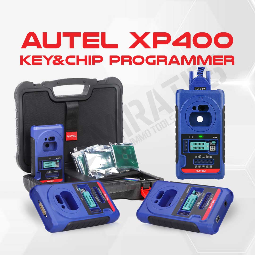 Connect the IM608 tablet to the XP400 Key Programmer (no vehicle connection required) to access the key chip, read, retrieve and write key information, as well as other key related functions AUTEL XP400 KEY&CHIP PROGRAMMER